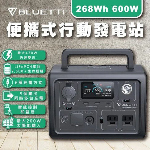 BLUETTI EB3A行動充電站 1